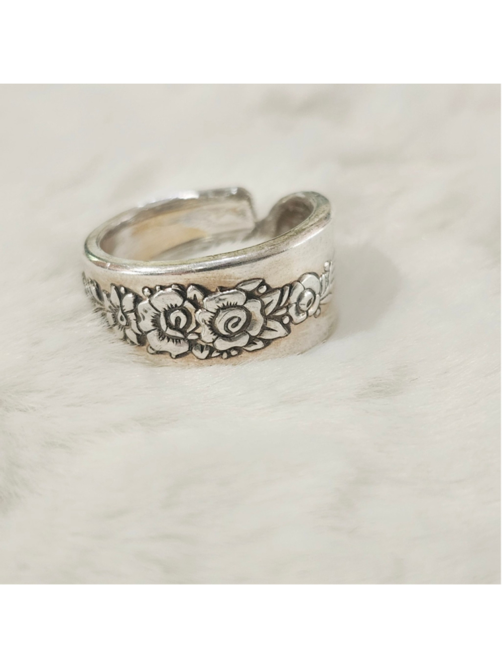 Silverwear Ring Size 9 ONEIDA silverplate ROYAL ROSE